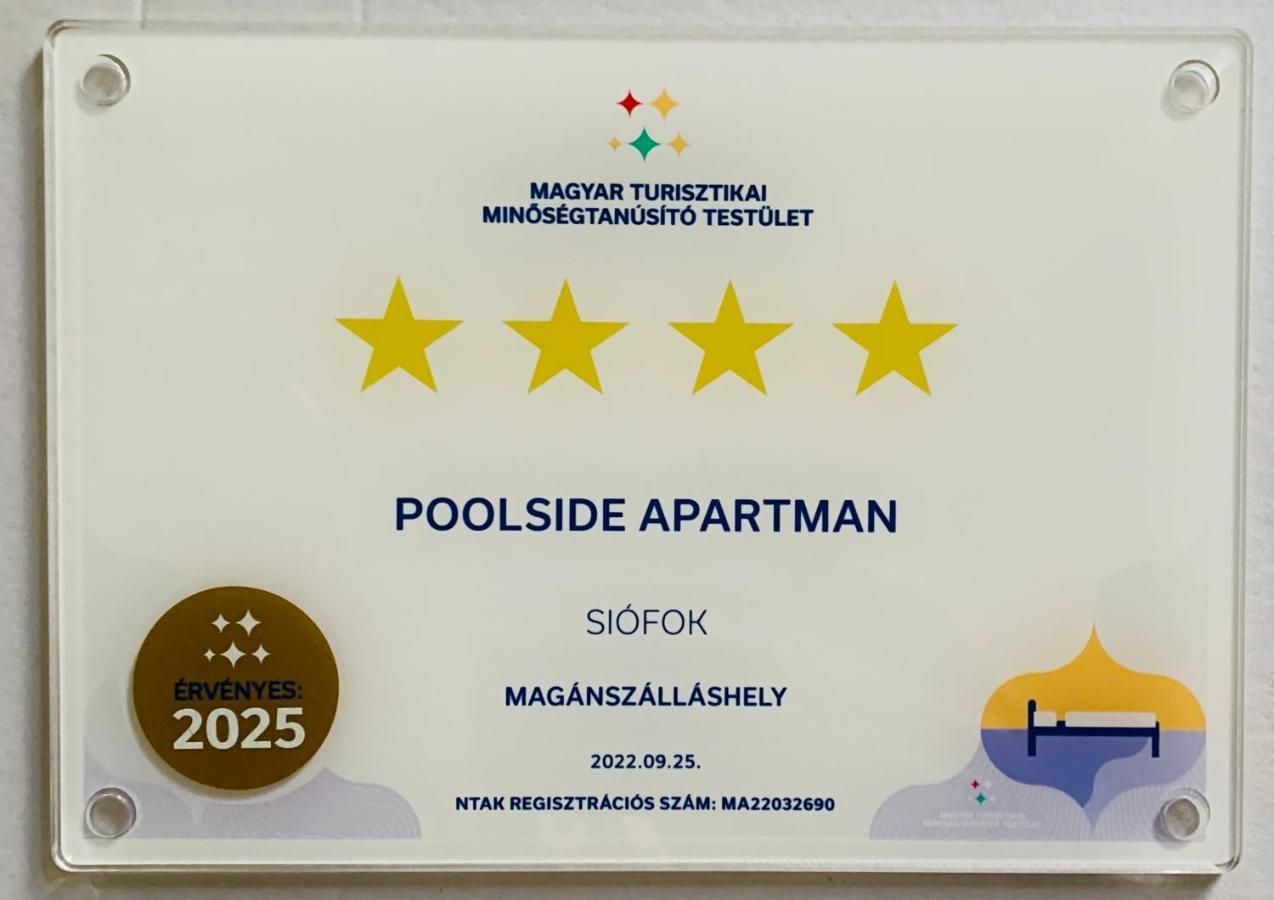 Poolside Apartman Siofok